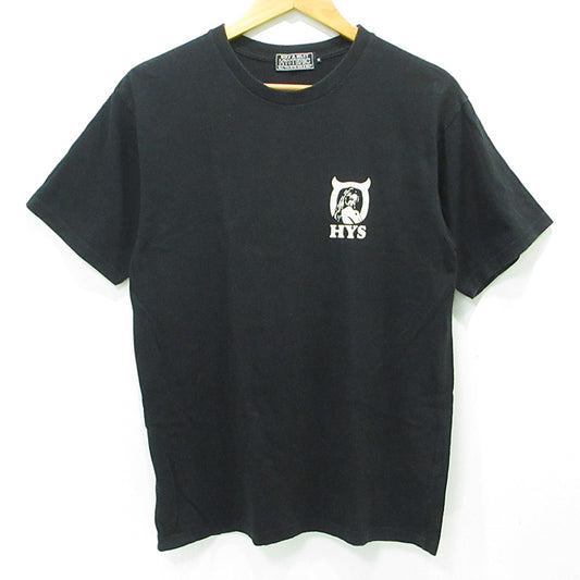 HYSTERIC GLAMOUR | ヒステリックグラマー DIZZY&MILKY ディジー＆ミルキー ロゴプリント半袖Tシャツ ヒスガール 半袖Ｔシャツ 02241CT54 ブラック サイズ：M【三重本店】
