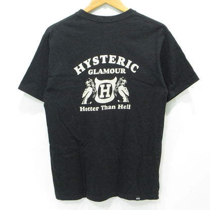 HYSTERIC GLAMOUR | ヒステリックグラマー DIZZY&MILKY ディジー＆ミルキー ロゴプリント半袖Tシャツ ヒスガール 半袖Ｔシャツ 02241CT54 ブラック サイズ：M【三重本店】