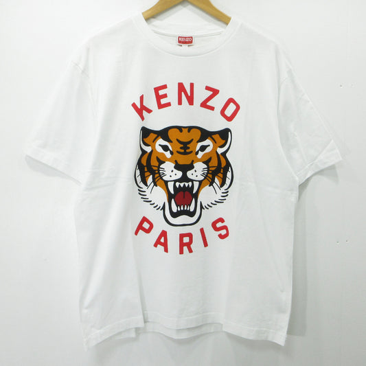 KENZO | ケンゾー LUCKEY TIGER T-SHIRT 半袖Ｔシャツ FE58TS0064SG ホワイト サイズ：L【三重本店】