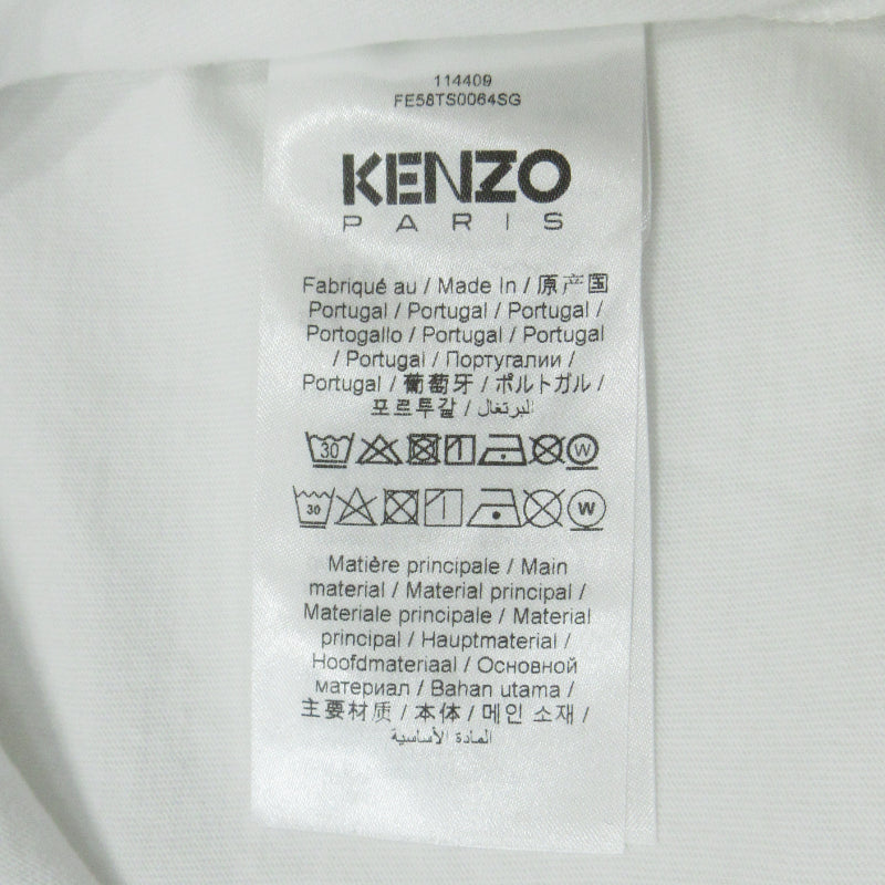 KENZO | ケンゾー LUCKEY TIGER T-SHIRT 半袖Ｔシャツ FE58TS0064SG ホワイト サイズ：L【三重本店】