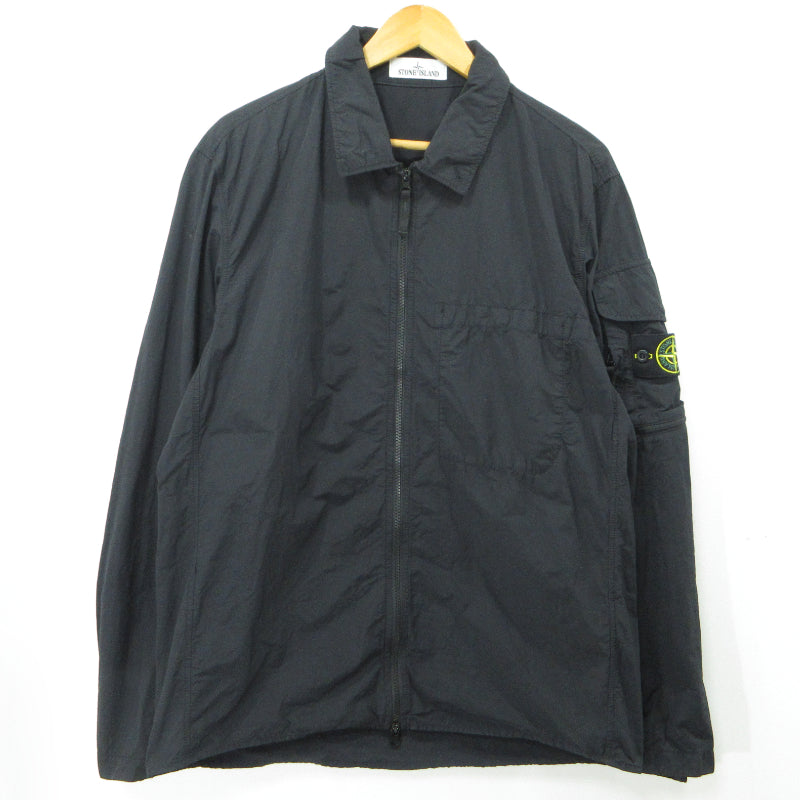 STONE ISLAND | ストーンアイランド NASLAN LIGHT GARMENT DYE その他アウター 761510502 ブラック サイズ：XL【三重本店】