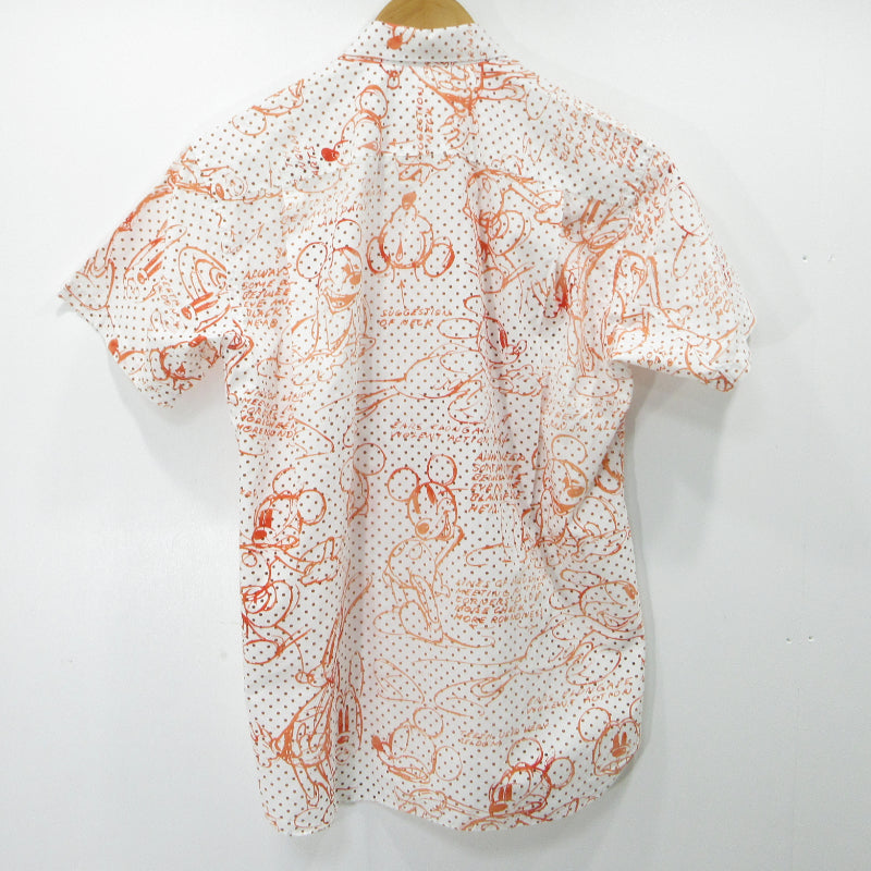 COMME des GARCONS | コムデギャルソン DISNEY 半袖シャツ S22062 ホワイト サイズ：XS【三重本店】