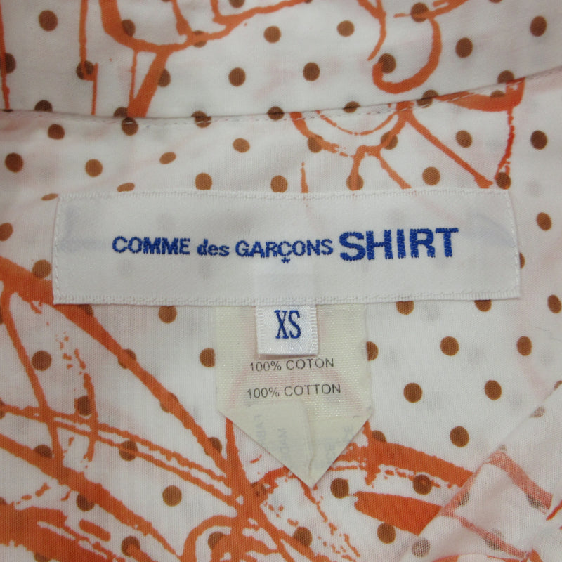 COMME des GARCONS | コムデギャルソン DISNEY 半袖シャツ S22062 ホワイト サイズ：XS【三重本店】