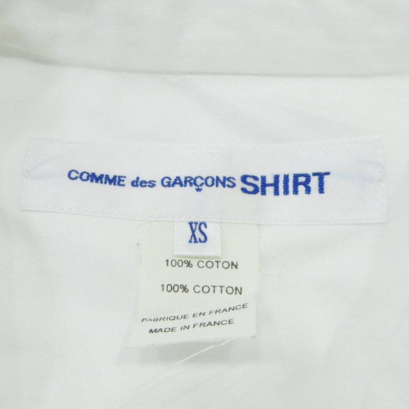 COMME des GARCONS | コムデギャルソン 安野谷昌穂 長袖シャツ W24027 ホワイト サイズ：XS【三重本店】