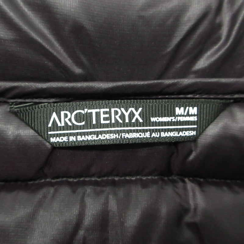 ARC'TERYX | アークテリクス SEYLA COAT セイラコート ロゴプリントナイロンダウンジャケット ダウンジャケット 24103-119193 ブラック系(Whiskey Jack) サイズ：M【三重本店】