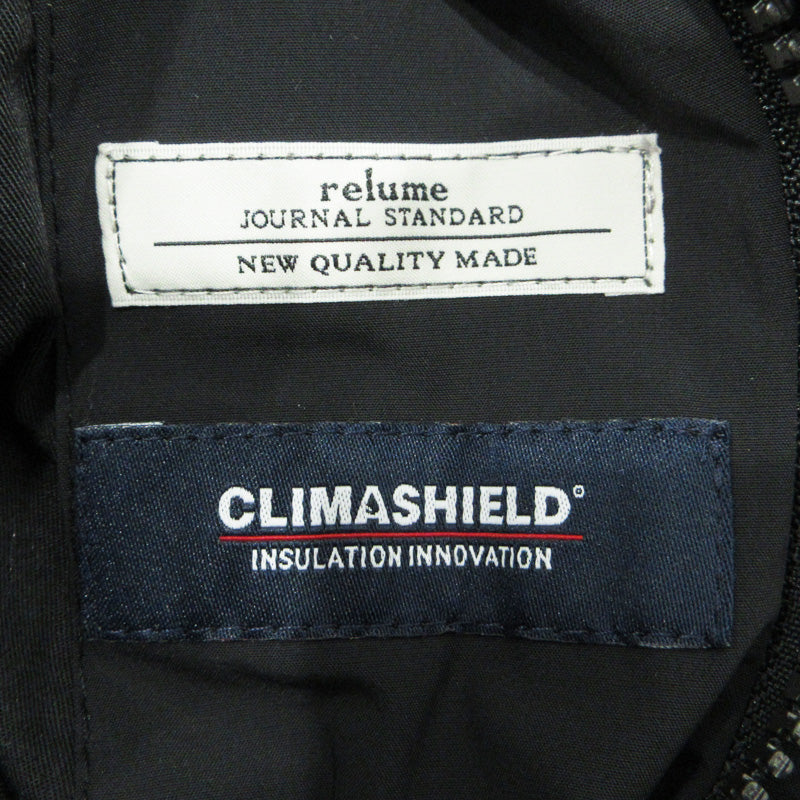 JOURNAL STANDARD relume | ジャーナルスタンダード　レリューム × CLIMASHIELD APEX PADDING クライマシールド エーペックス リバーシブル中綿ベスト 中綿ベスト 23011464022030 ブラック サイズ：M【三重本店】