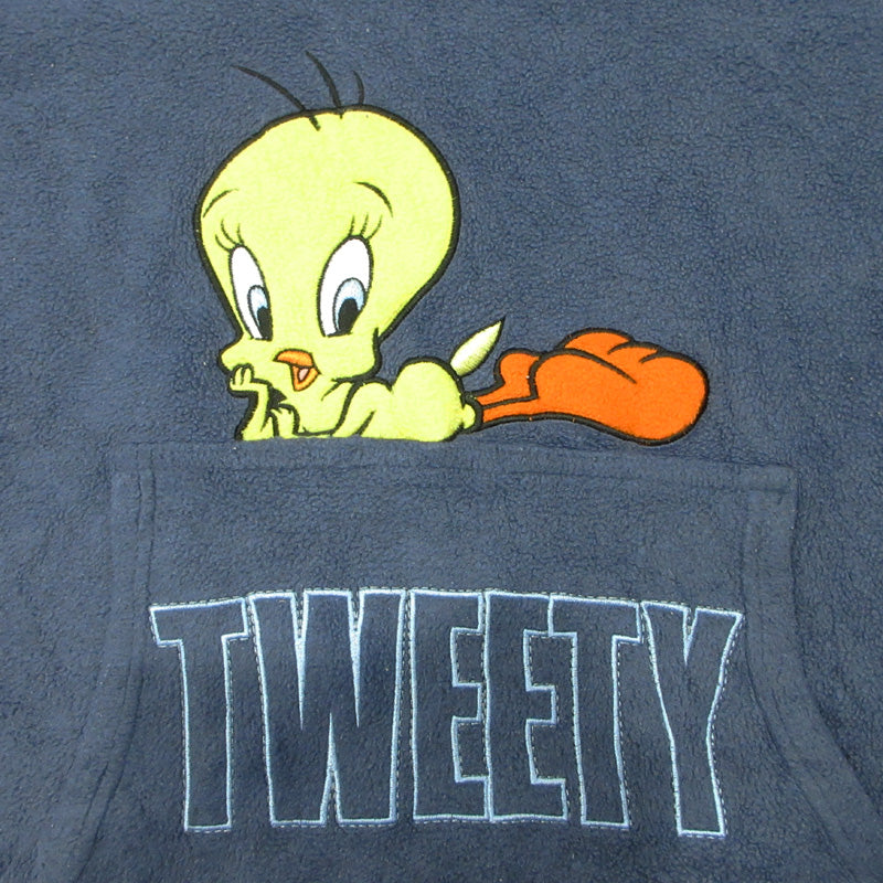 WARNER BROTHERS | ワーナーブラザーズ TWEETY 90s STUDIO STORE トゥイーティーフリース長袖パーカー その他トップス ブルー サイズ：L【三重本店】