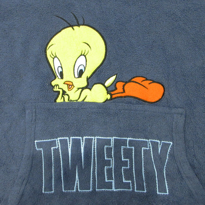 WARNER BROTHERS | ワーナーブラザーズ TWEETY 90s STUDIO STORE トゥイーティーフリース長袖パーカー その他トップス ブルー サイズ：L【三重本店】