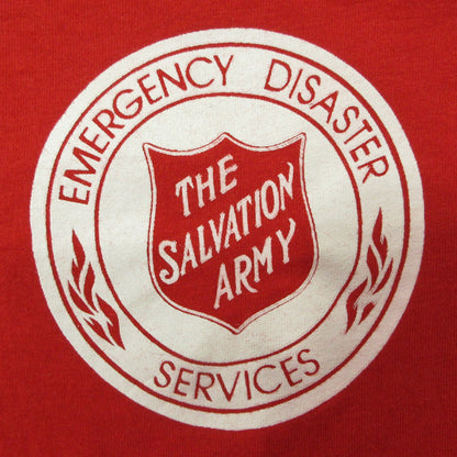 VINTAGE衣料 | ヴィンテージイリョウ SCREENSTARS | スクリーンスターズ 80s USA製 THE SALVATION ARMY ロゴプリント 半袖Ｔシャツ レッド サイズ：表記サイズ(US)【三重本店】