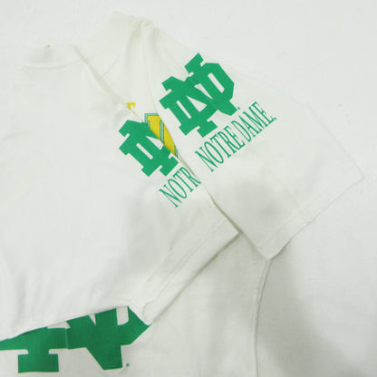 RED OAK | レッドオーク NOTRE DAME ノートルダム 90s ロゴプリント 半袖Ｔシャツ ホワイト サイズ：L【三重本店】