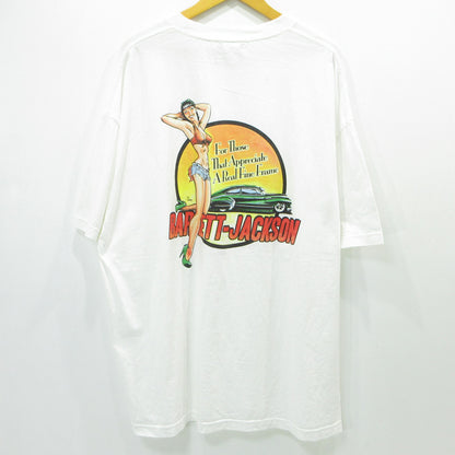 Barrett Jackson | バレットジャクソン 車 プリント 半袖Ｔシャツ ホワイト サイズ：XXL【三重本店】