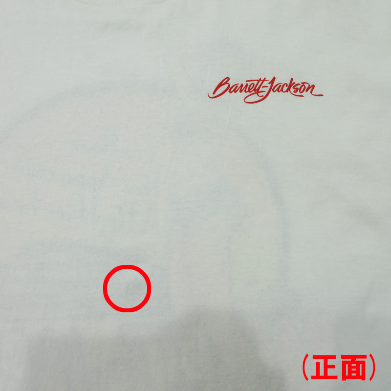 Barrett Jackson | バレットジャクソン 車 プリント 半袖Ｔシャツ ホワイト サイズ：XXL【三重本店】
