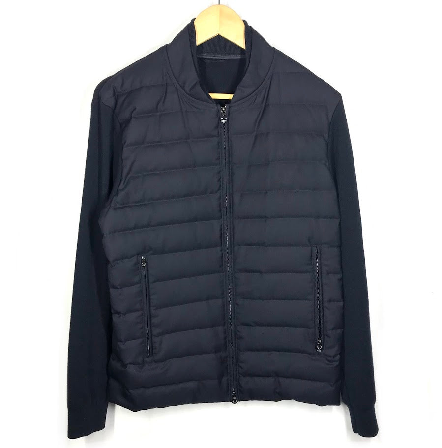 Emporio Armani | エンポリオ・アルマーニ Travel Essential knit blouson ダウンジャケット EM000128 ダークネイビー サイズ：50【倉吉店】