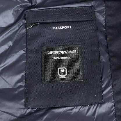 Emporio Armani | エンポリオ・アルマーニ Travel Essential knit blouson ダウンジャケット EM000128 ダークネイビー サイズ：50【倉吉店】