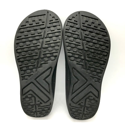 TELIC｜テリック　W-FLIP FLOP サンダル ブラック×レオパード柄 サイズ：XL【倉吉店】