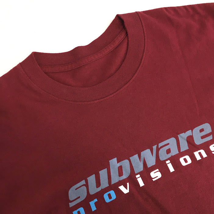 SUBWARE｜サブウェア　PROVISIONS TEE 半袖Ｔシャツ レッド サイズ：L【倉吉店】