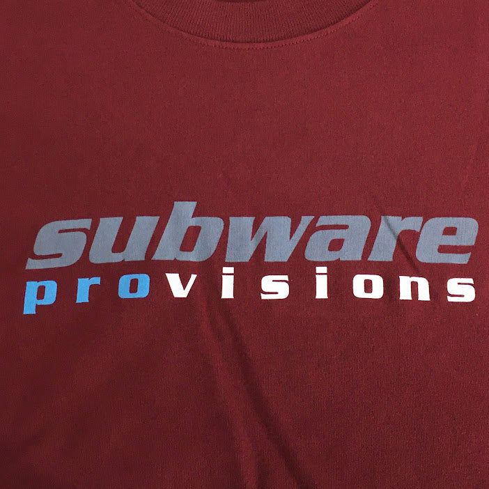 SUBWARE｜サブウェア　PROVISIONS TEE 半袖Ｔシャツ レッド サイズ：L【倉吉店】