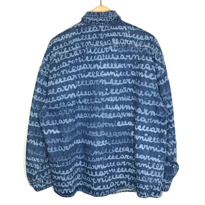 MARNI | マルニ 23SS Maremarni Denim Shirt in Ocean デニム 総柄 長袖シャツ CJU0061A0 ブルー サイズ：46【倉吉店】