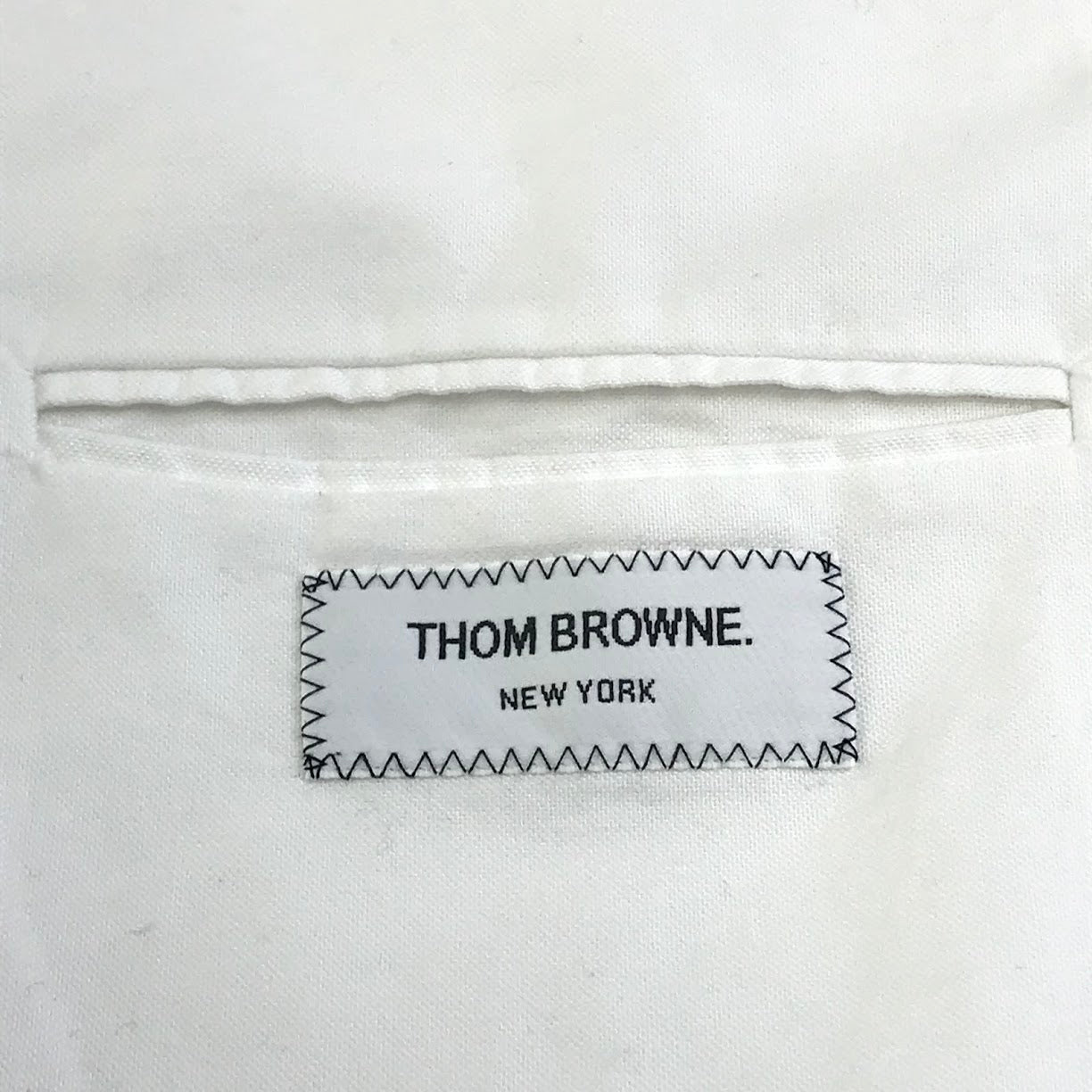 THOM BROWNE. | トムブラウン ボタンダウンシャツ 長袖シャツ MWL296A-00139100 ホワイト サイズ：1【倉吉店】