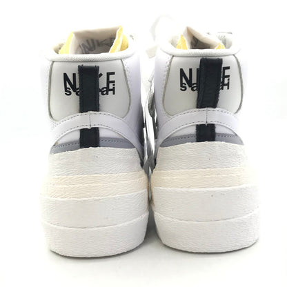 NIKE | ナイキ × SACAI(サカイ) BLAZER MID スニーカー BV0072-100 ホワイト/ウルフグレー 28cm【倉吉店】