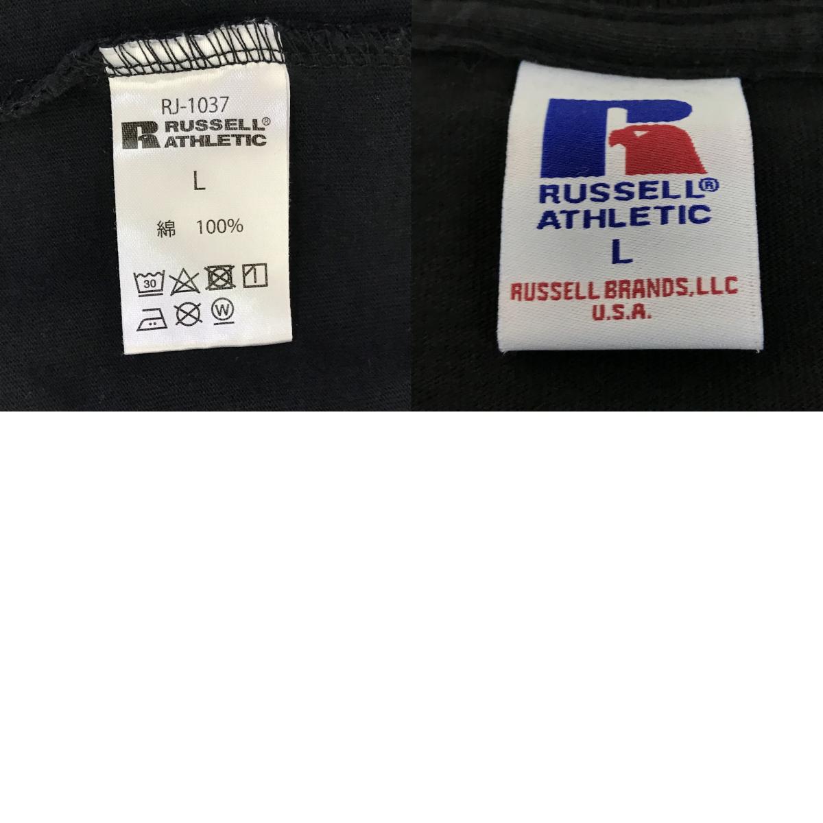 Russell Athletic | ラッセルアスレチック GARY YAMAMOTO 半袖Ｔシャツ ブラック サイズ：L【倉吉店】【代金引換不可・日時指定不可】【ポスト投函】
