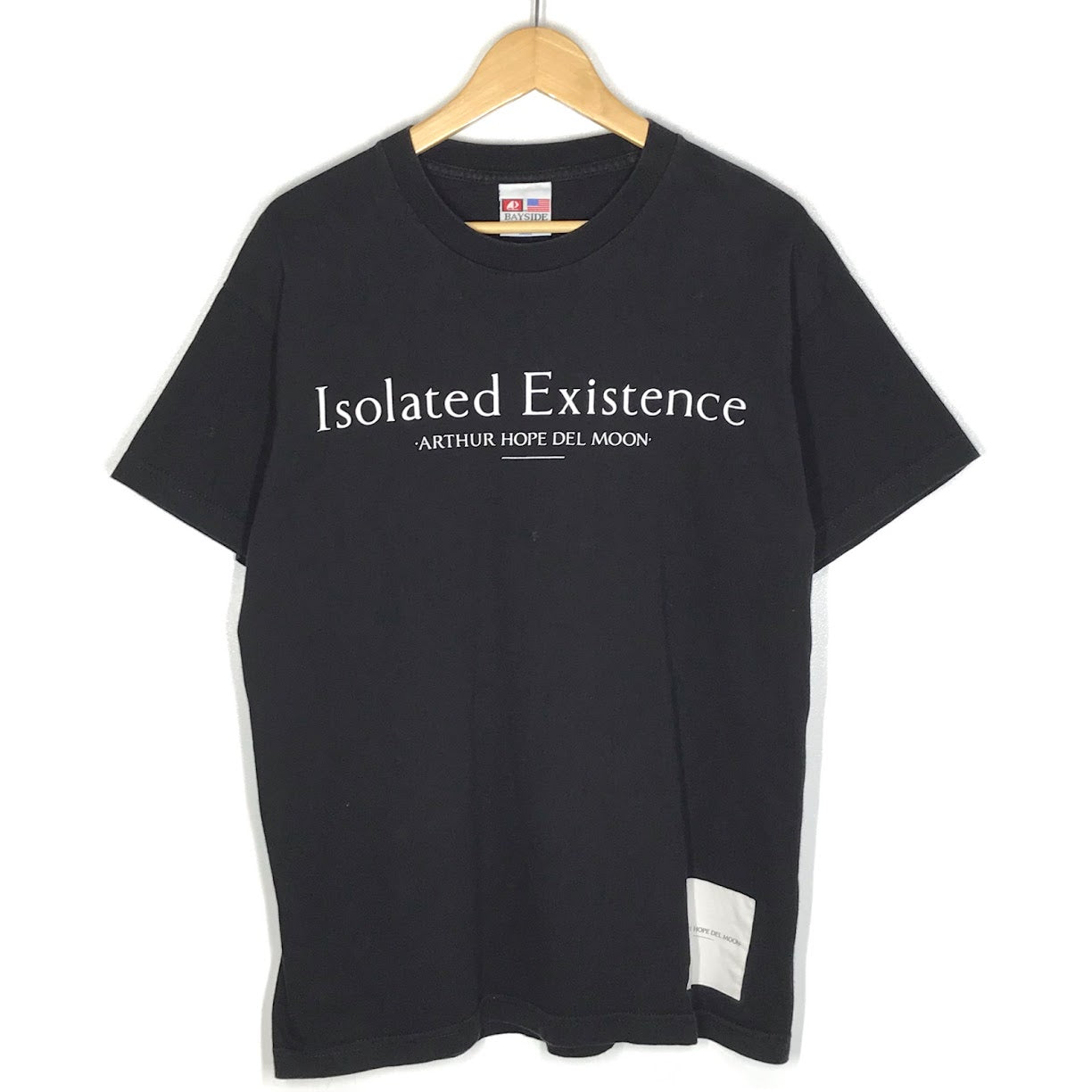 ARTHUR HOPE DEL MOON｜アーサー ホープ デル ムーン BAY SIDE HEAVY WEIGHT TEE 半袖Ｔシャツ ブラック サイズ：L【倉吉店】【代金引換不可・日時指定不可】【ポスト投函】