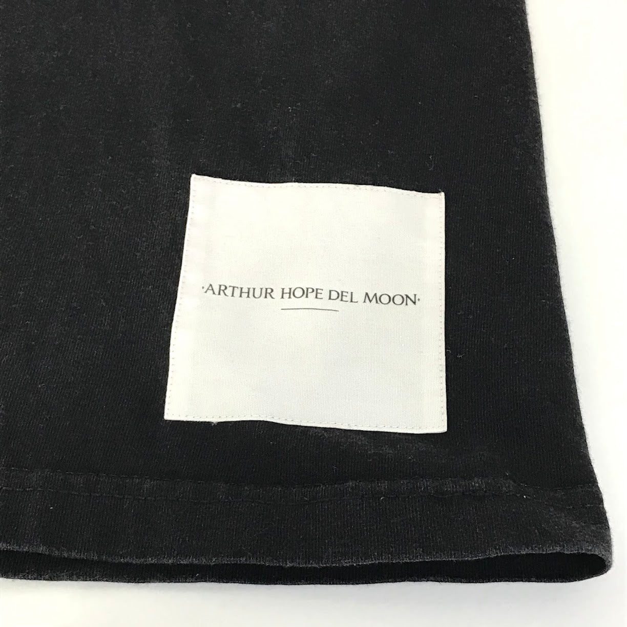 ARTHUR HOPE DEL MOON｜アーサー ホープ デル ムーン BAY SIDE HEAVY WEIGHT TEE 半袖Ｔシャツ ブラック サイズ：L【倉吉店】【代金引換不可・日時指定不可】【ポスト投函】