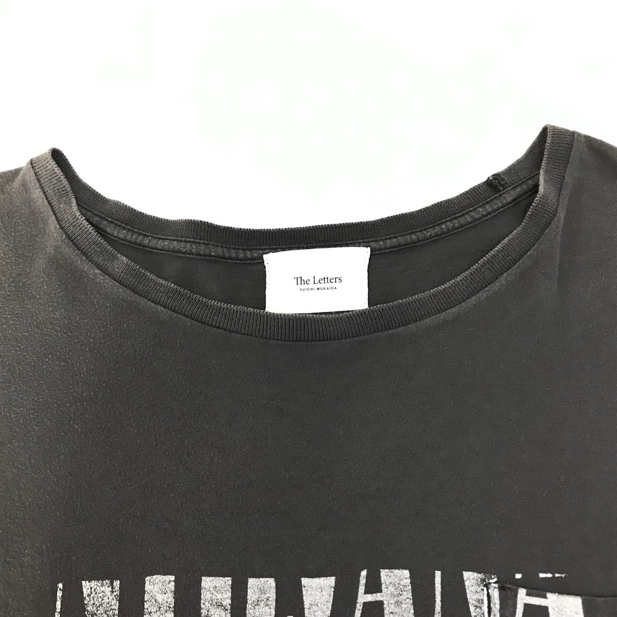 The Letters｜The Letters Nirvana T-shirt 半袖Ｔシャツ SS17-L3T004 グレー サイズ：XL【倉吉店】【代金引換不可・日時指定不可】【ポスト投函】