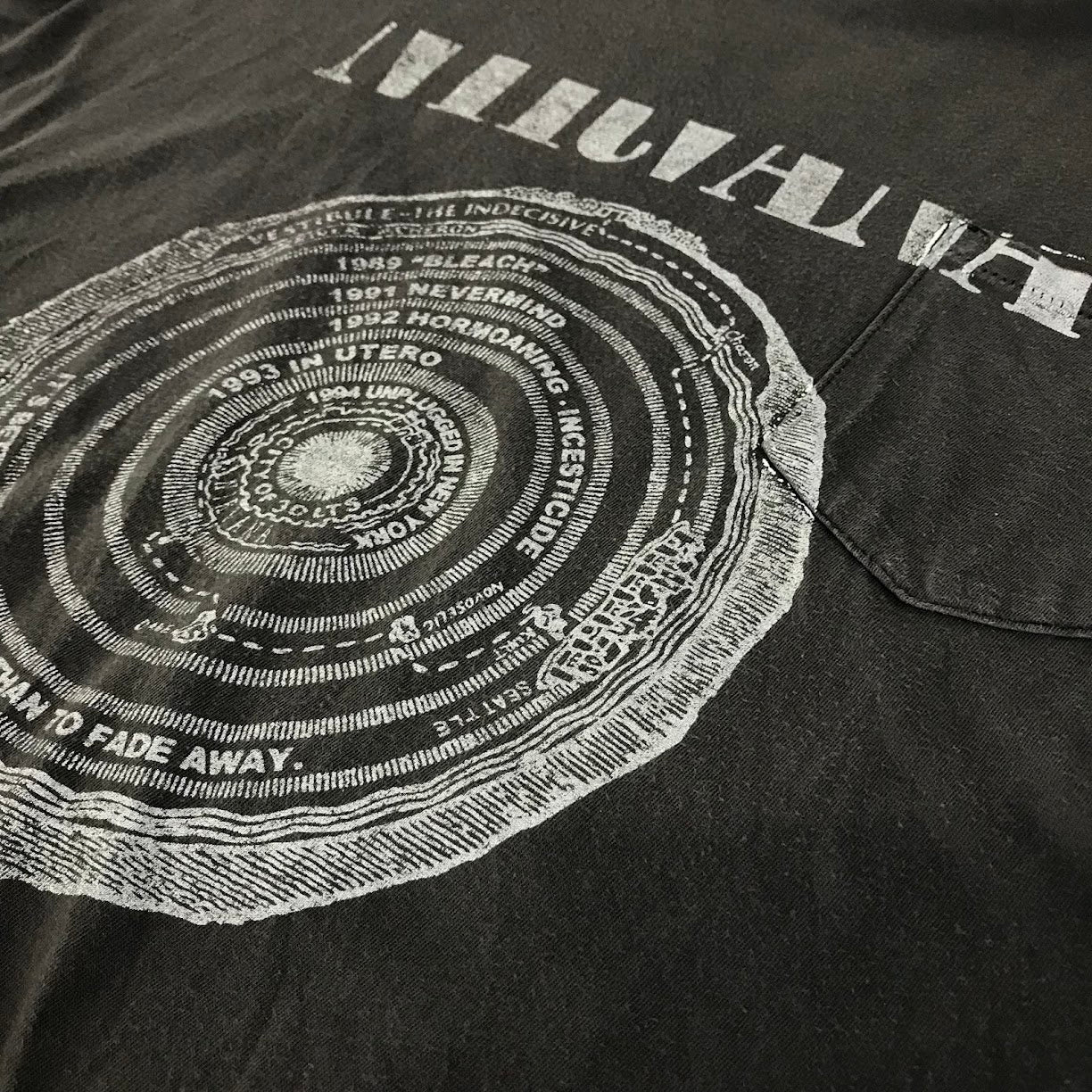 The Letters｜The Letters Nirvana T-shirt 半袖Ｔシャツ SS17-L3T004 グレー サイズ：XL【倉吉店】【代金引換不可・日時指定不可】【ポスト投函】