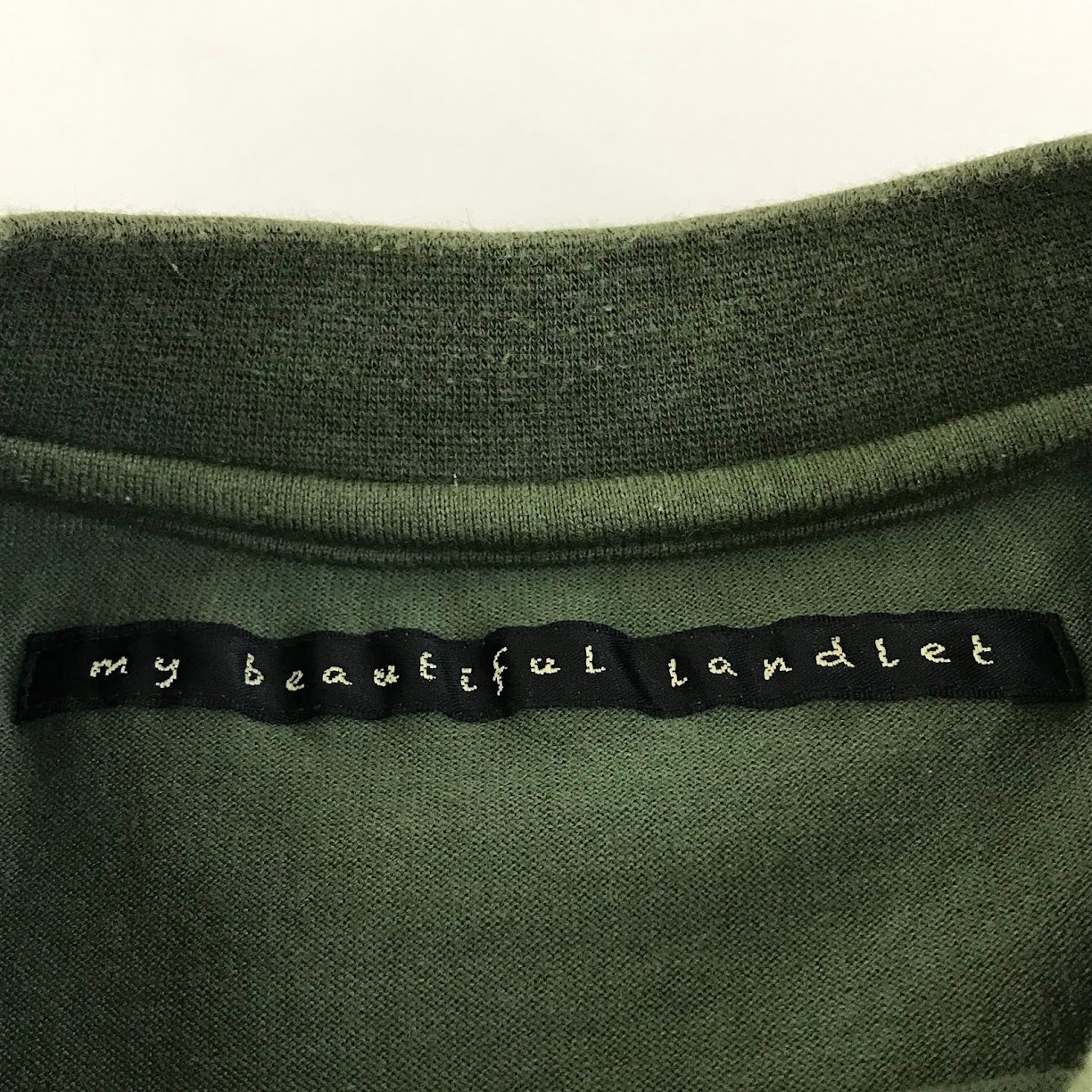 my beautiful landlet | マイビューティフルランドレット 半袖Ｔシャツ WM13-TP231132 グリーン サイズ：1【倉吉店】【代金引換不可・日時指定不可】【ポスト投函】