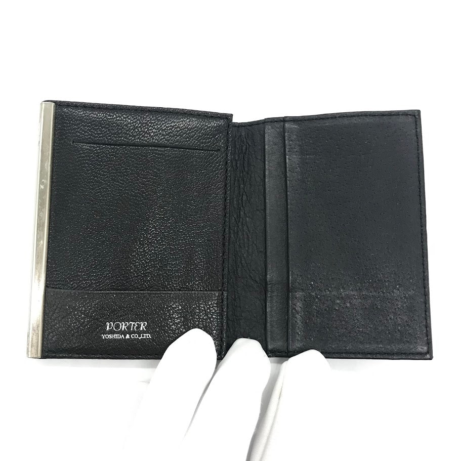PORTER | ポーター LUXE 三つ折りカードケース カードケース ブラック【倉吉店】