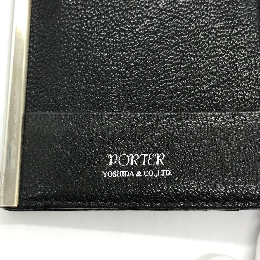 PORTER | ポーター LUXE 三つ折りカードケース カードケース ブラック【倉吉店】