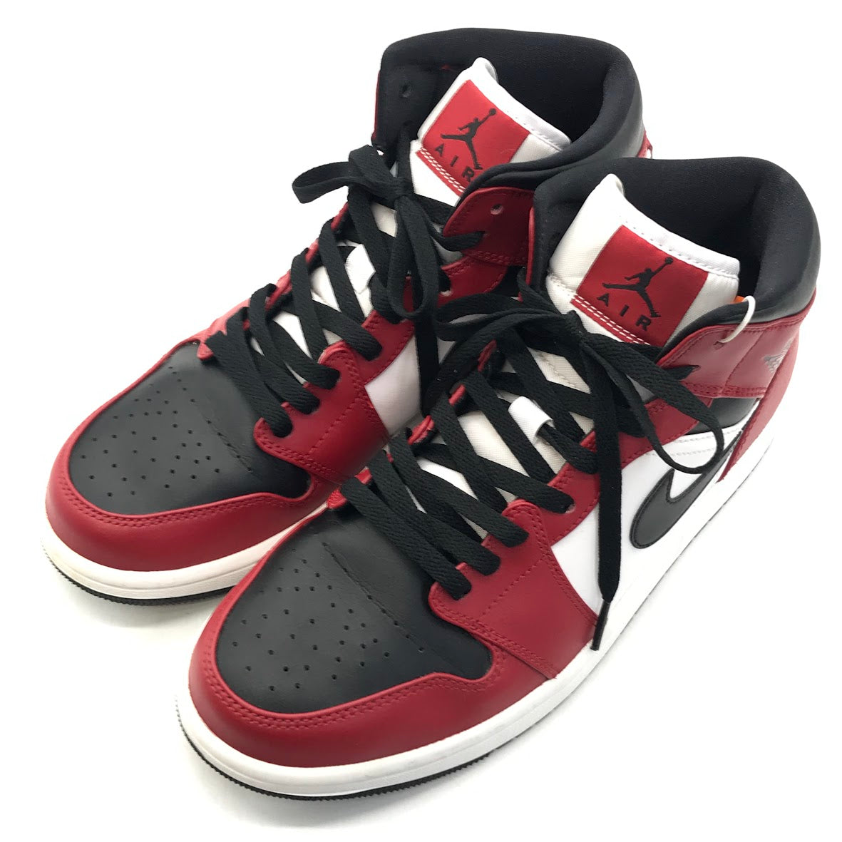NIKE | ナイキ AIR JORDAN 1 MID 'CHICAGO BLACK TOE' スニーカー 554724-069 レッド 27.5cm【倉吉店】