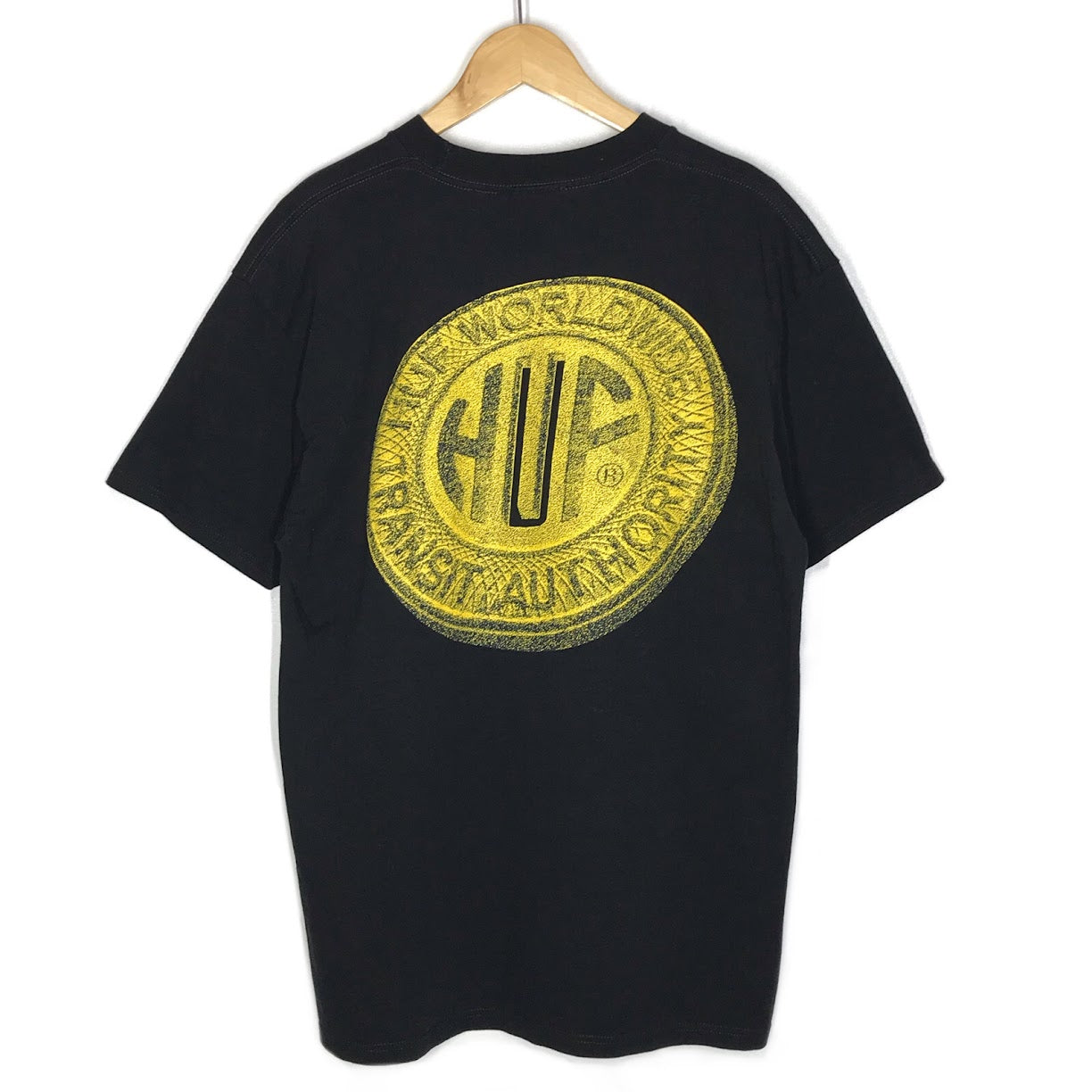 HUF | ハフ TOKEN TEE 半袖Ｔシャツ ブラック サイズ：L【倉吉店】【代金引換不可・日時指定不可】【ポスト投函】