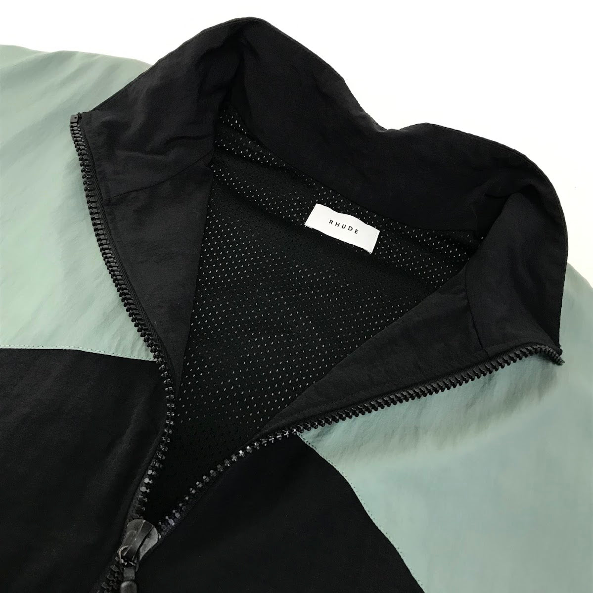 RHUDE｜ルード　Nylon Zip Up Jacket ナイロンジャケット グリーン×ブラック サイズ：L【倉吉店】