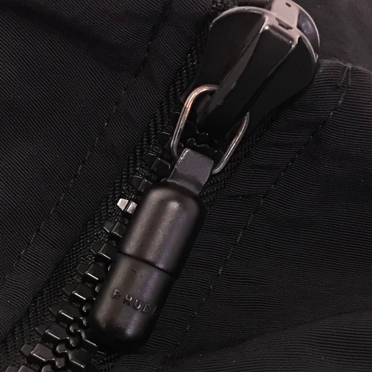 RHUDE｜ルード　Nylon Zip Up Jacket ナイロンジャケット グリーン×ブラック サイズ：L【倉吉店】