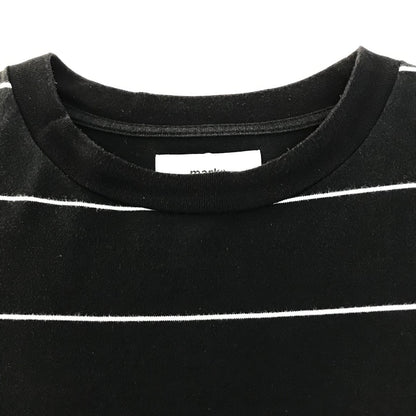 marka | マーカ 22SS BORDER TEE S/S ボーダー 半袖Ｔシャツ M22A-09CS01B ブラック×ホワイト サイズ：3【倉吉店】【代金引換不可・日時指定不可】【ポスト投函】