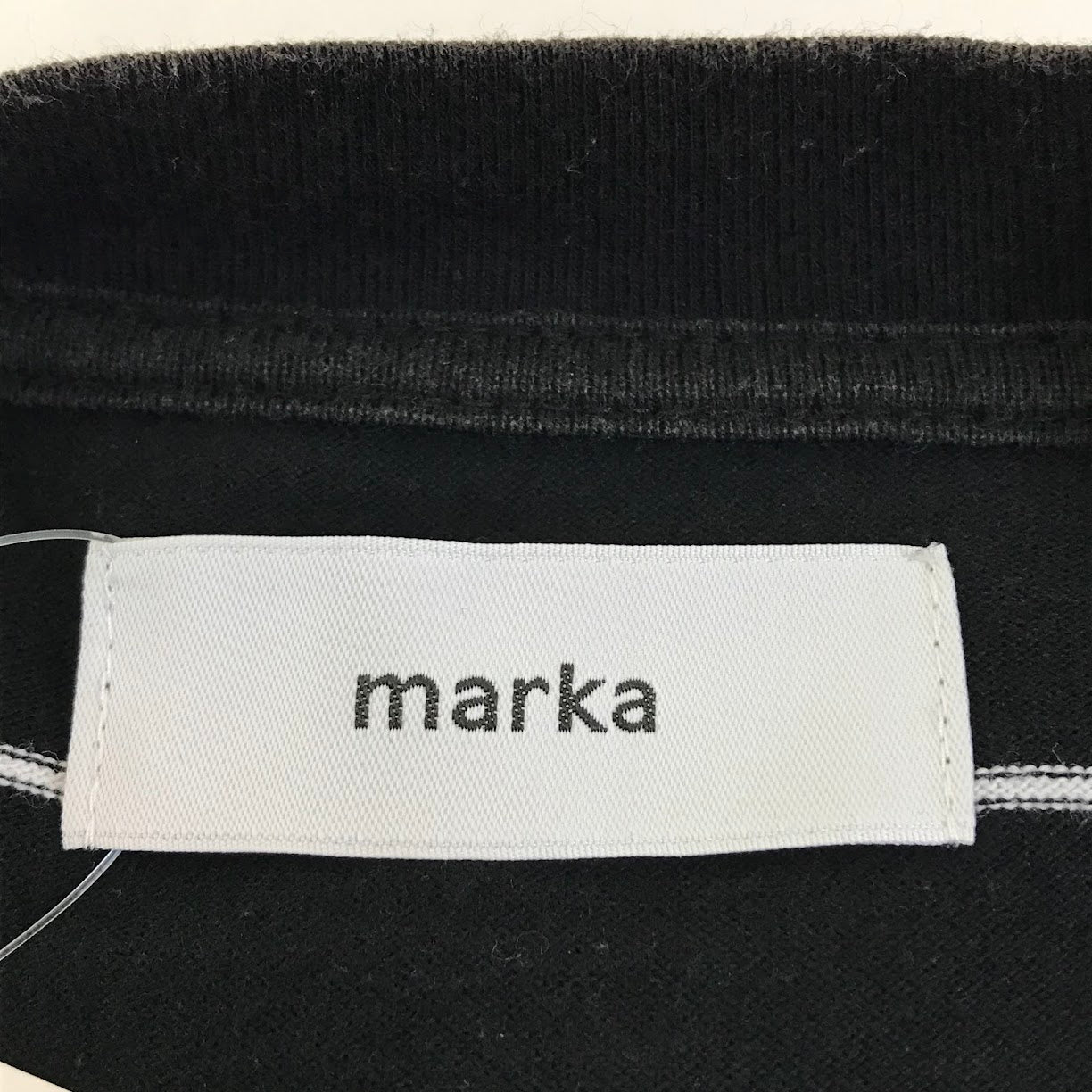marka | マーカ 22SS BORDER TEE S/S ボーダー 半袖Ｔシャツ M22A-09CS01B ブラック×ホワイト サイズ：3【倉吉店】【代金引換不可・日時指定不可】【ポスト投函】