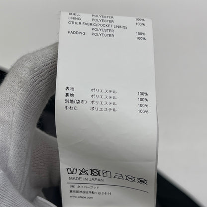 W)TAPS | ダブルタップス TRACK PADDED JACKET POLY. RIPSTOP. PROTECT 23AW 中綿ジャケット 232BRDT-JKM08 ブラック サイズ：4【加古川店】