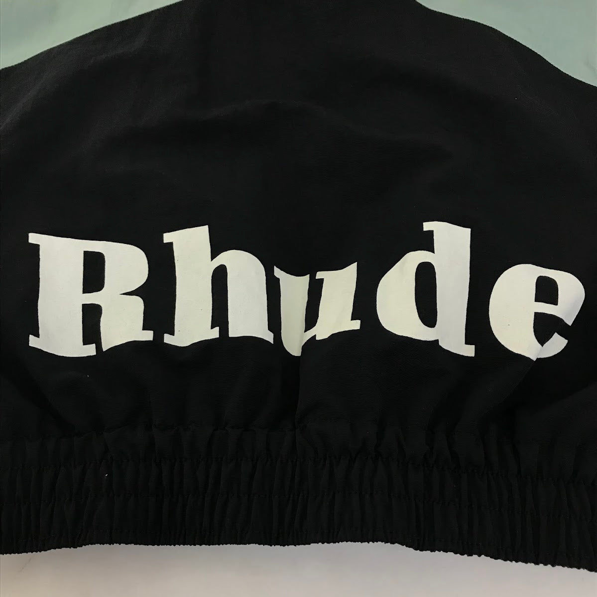 RHUDE｜ルード　Nylon Zip Up Jacket ナイロンジャケット グリーン×ブラック サイズ：L【倉吉店】