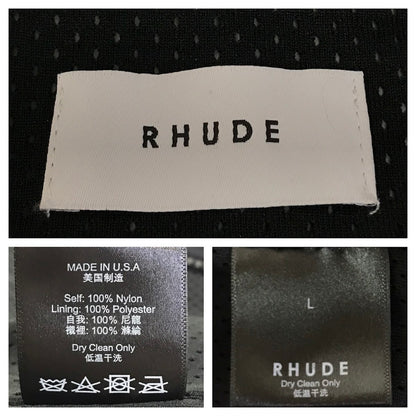 RHUDE｜ルード　Nylon Zip Up Jacket ナイロンジャケット グリーン×ブラック サイズ：L【倉吉店】