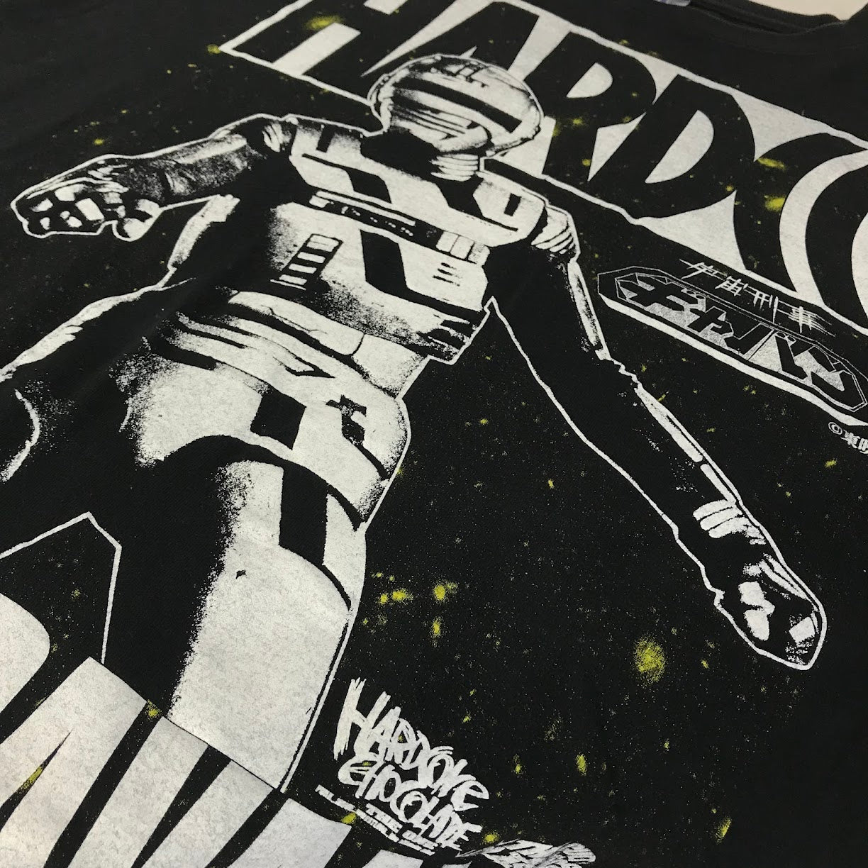 HARDCORE CHOCOLATE | ハードコアチョコレート 宇宙刑事ギャバン(レーザーブレードブラック) 半袖Ｔシャツ ブラック サイズ：XXL【倉吉店】【代金引換不可・日時指定不可】【ポスト投函】