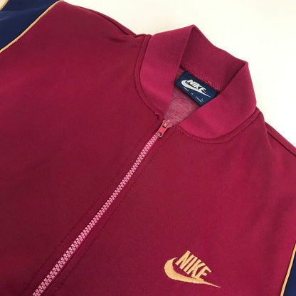NIKE | ナイキ 紺タグ 80s トラックジャケット ジャージ ボルドー/バーガンディー サイズ：L【倉吉店】