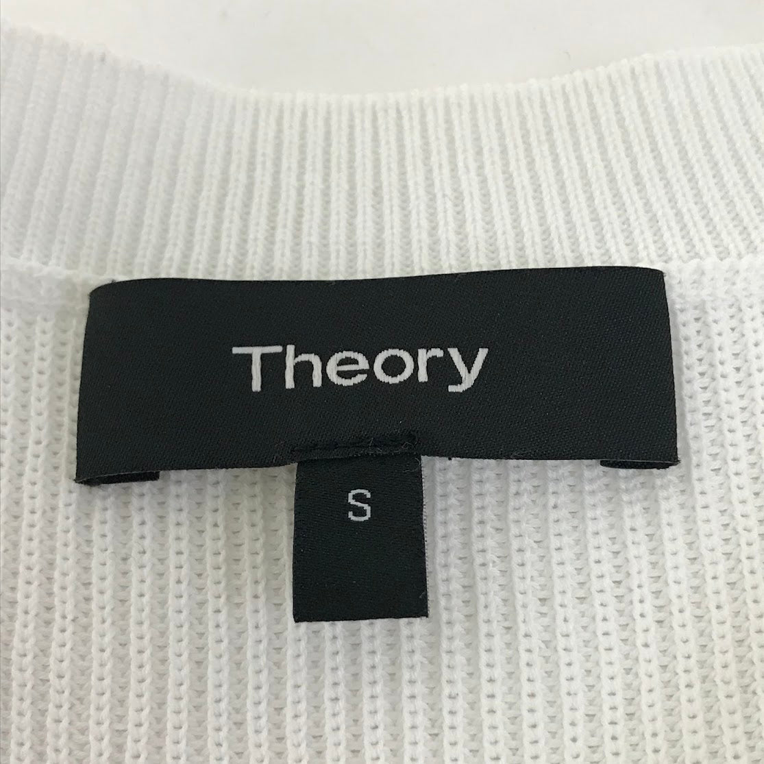 theory | セオリー DRY COTTON2 KARENIA HS 半袖 ニット 01-1101741-000-902 ホワイト サイズ：S【倉吉店】