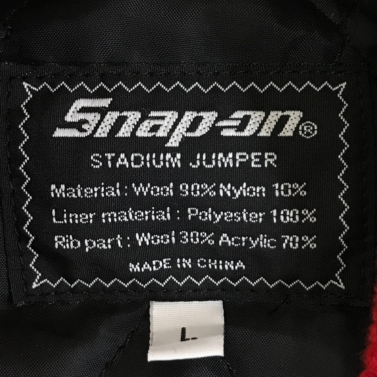 Snap on | スナップオン スタジャン ダークネイビー サイズ：L【倉吉店】