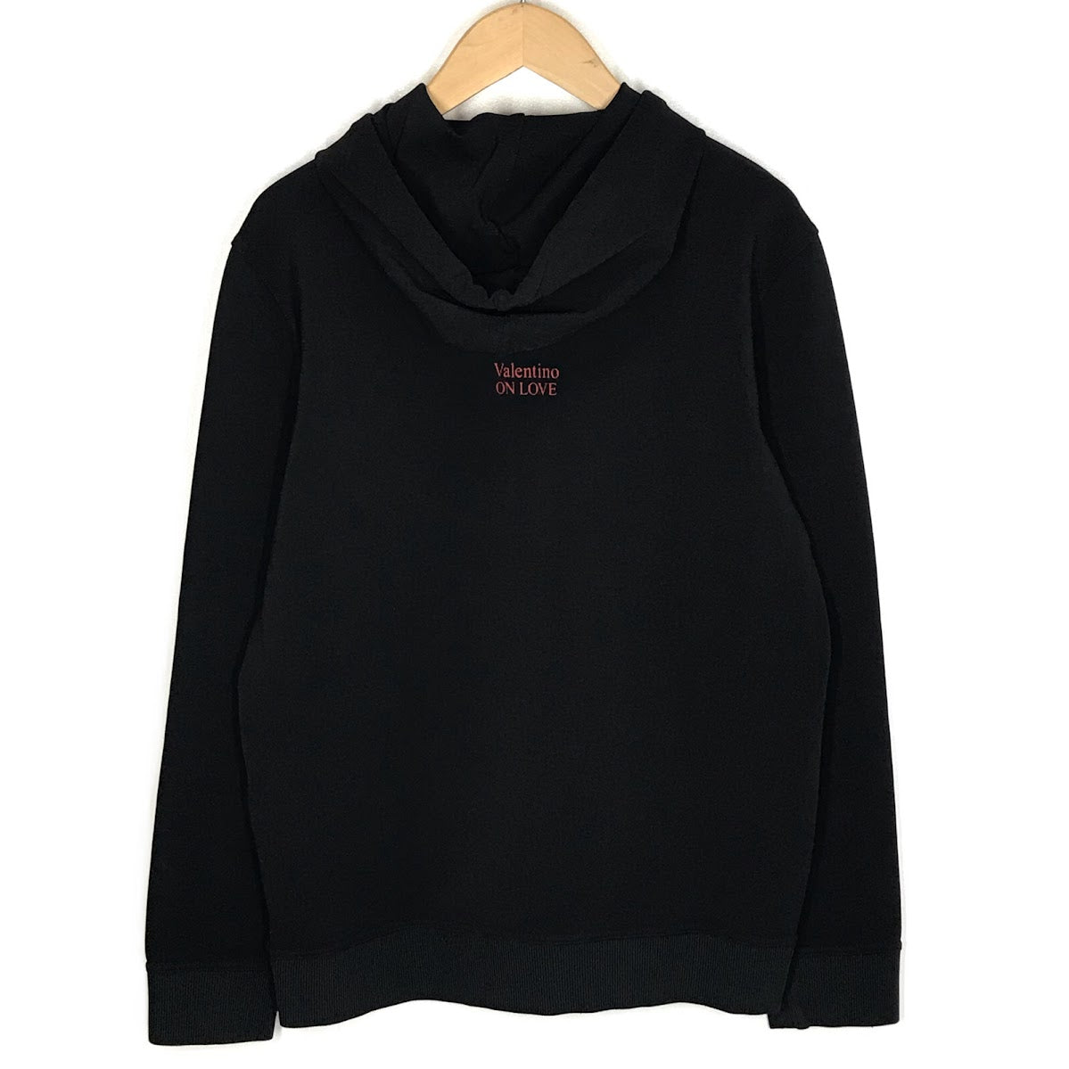 Valentino | ヴァレンチノ ON LOVE プルオーバーパーカー パーカー TV3MF08R62Y ブラック サイズ：L【倉吉店】