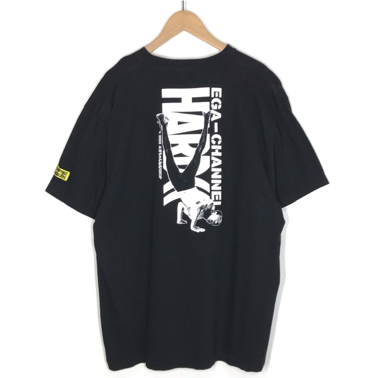 HARDCORE CHOCOLATE | ハードコアチョコレート 江頭2:50 (シャチホコ・ブラック) 半袖Ｔシャツ ブラック サイズ：XXL【倉吉店】【代金引換不可・日時指定不可】【ポスト投函】