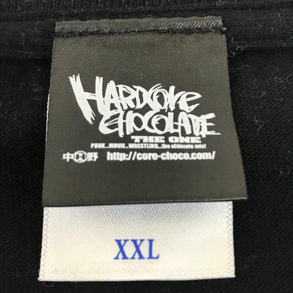HARDCORE CHOCOLATE | ハードコアチョコレート 江頭2:50 (シャチホコ・ブラック) 半袖Ｔシャツ ブラック サイズ：XXL【倉吉店】【代金引換不可・日時指定不可】【ポスト投函】