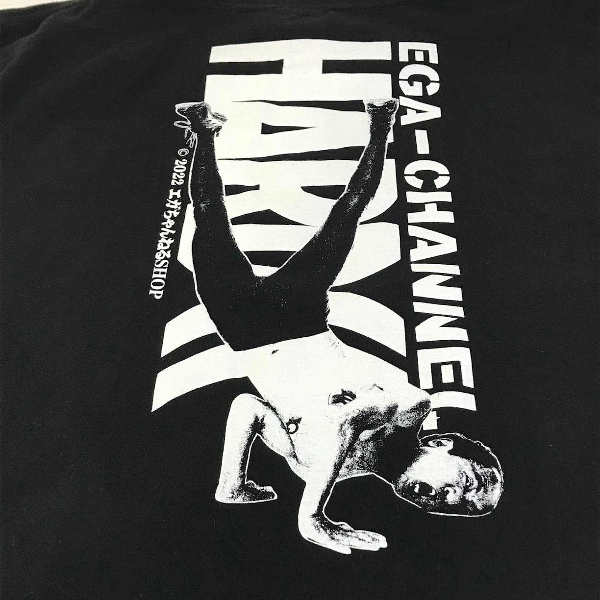 HARDCORE CHOCOLATE | ハードコアチョコレート 江頭2:50 (シャチホコ・ブラック) 半袖Ｔシャツ ブラック サイズ：XXL【倉吉店】【代金引換不可・日時指定不可】【ポスト投函】