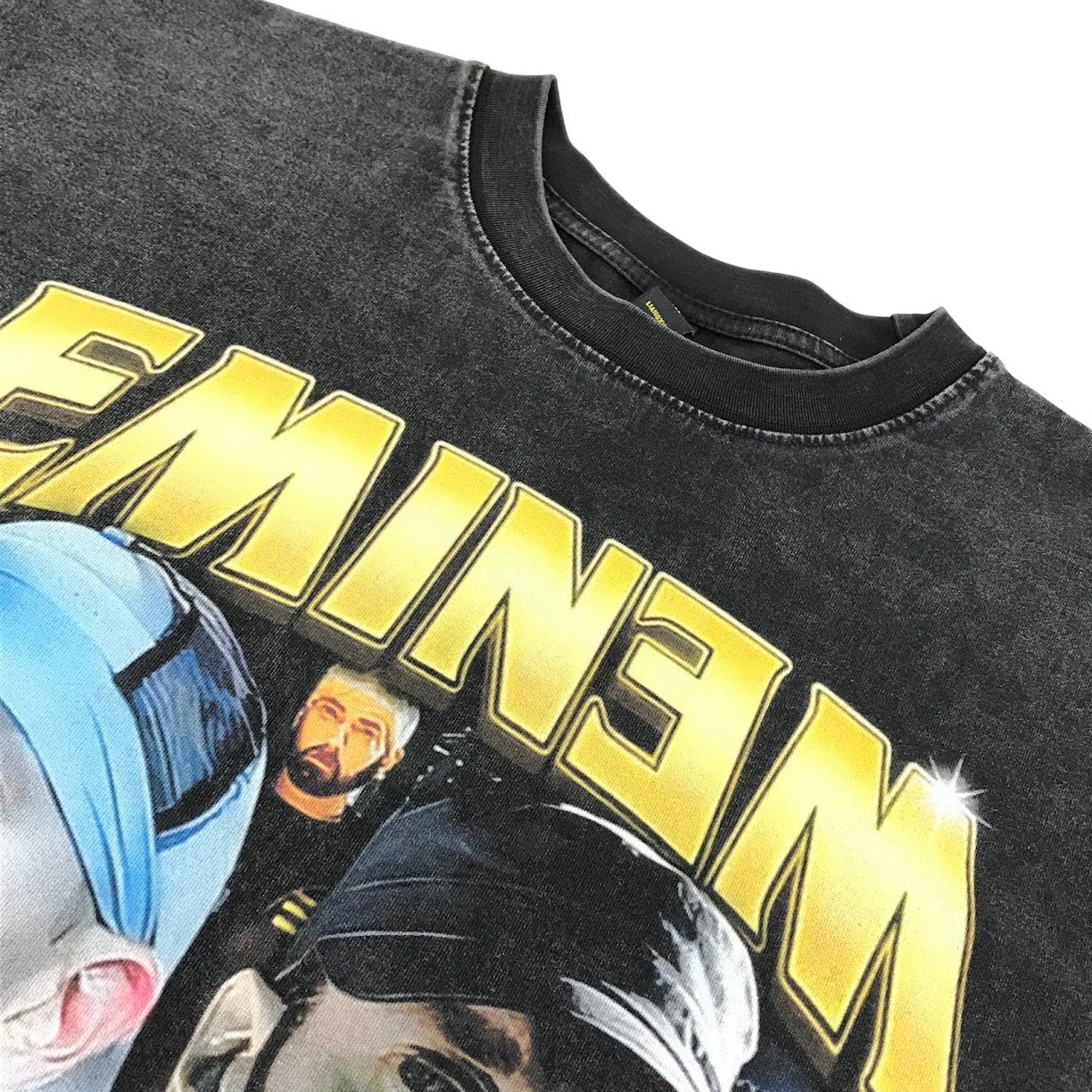 EMINEM HOUDINI ラップT 半袖Ｔシャツ チャコールグレー サイズ：M【倉吉店】【代金引換不可・日時指定不可】【ポスト投函】